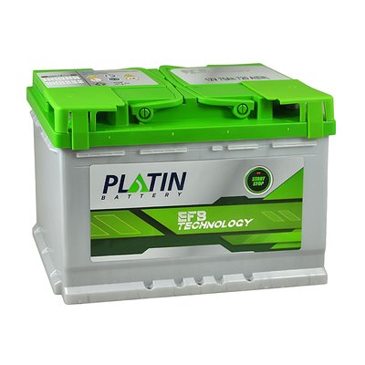Автомобільний акумулятор PLATIN EFB 75Ah 720A R+ (правий +) SMF 564958890398 фото