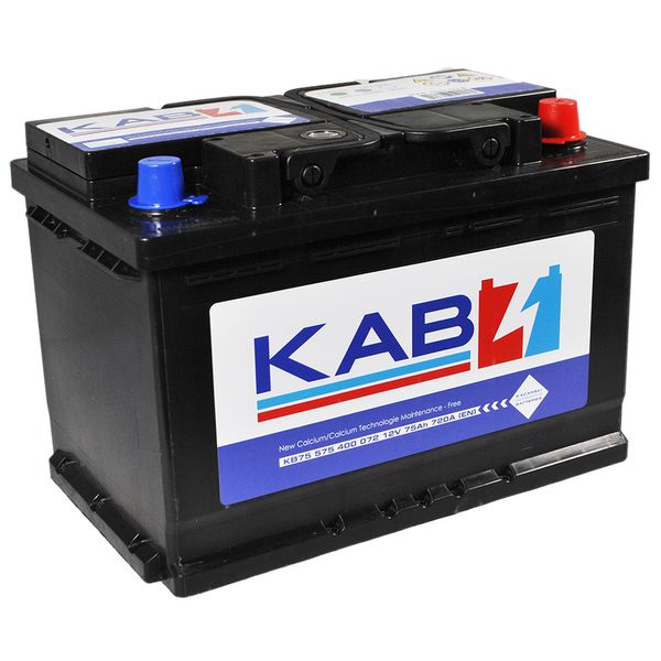 Автомобільний акумулятор KAB Blue SMF (L3) 75Ah 720A R+ 566125885299 фото