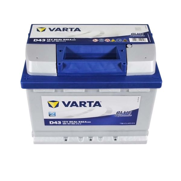 Автомобільний акумулятор VARTA Blue Dynamic 60Ah 540A L+ (лівий +) D43 564958891355 фото