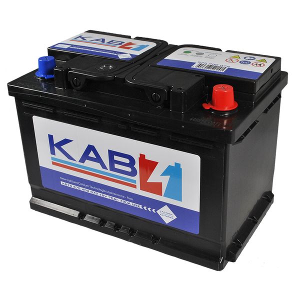 Автомобільний акумулятор KAB Blue SMF (L3) 75Ah 720A R+ 566125885299 фото