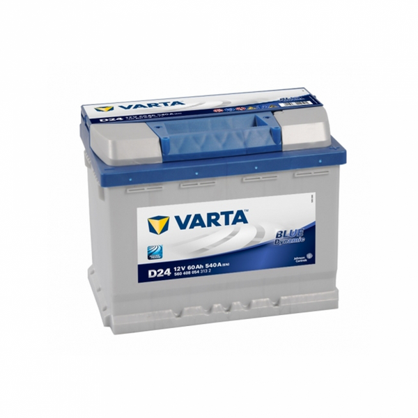 Автомобільний акумулятор VARTA Blue Dynamic 60Ah 540A R+ (правий +) D24 564958891356 фото