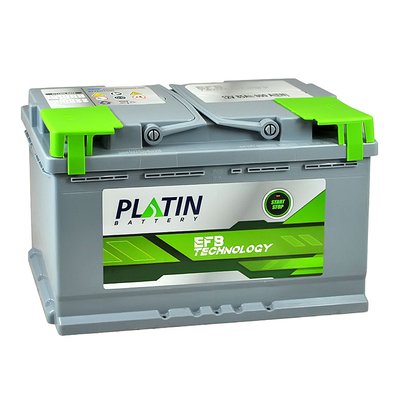 Автомобільний акумулятор PLATIN EFB 85Ah 800A R+ (правий +) MF 564958890400 фото