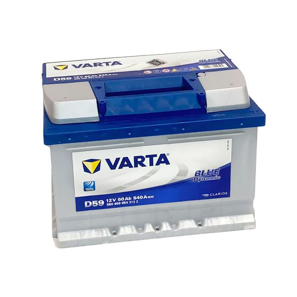 Автомобільний акумулятор VARTA Blue Dynamic 60Ah 540A R+ (правий +) D59 LB2 (h=175) 564958891555 фото