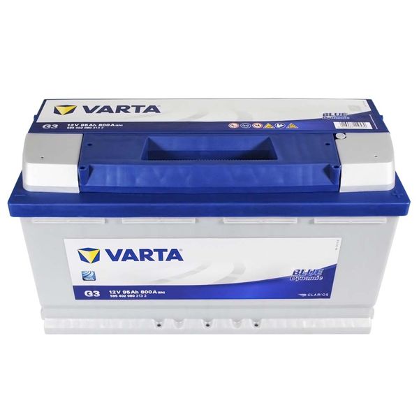 Автомобільний акумулятор VARTA Blue Dynamic 95Ah 800A R+ (правий +) G3 564958891360 фото