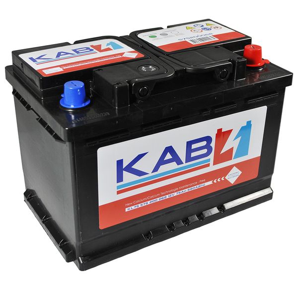 Автомобільний акумулятор KAB Red SMF (L3) 75Ah 680A R+ 566125885330 фото