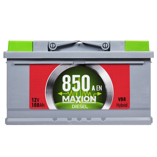 Автомобільний акумулятор MAXION Diesel 100Ah 850A R+ (правий +) MF LB4 564958892578 фото