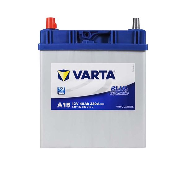 Автомобільний акумулятор VARTA Blue Dynamic Asia 40Ah 330A L+ (лівий +) A15 564958891364 фото