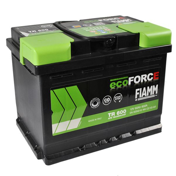 Автомобільний акумулятор FIAMM Ecoforce AFB (TR600) (L2) 60Аh 600А R+ 566125885364 фото