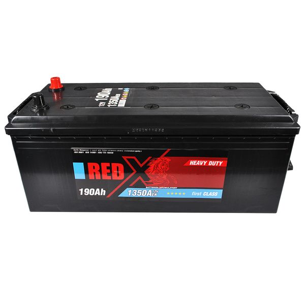 Автомобільний акумулятор RED X (690 13) (D5) 190Ah 1350A L+ 566125886214 фото