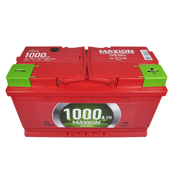 Автомобільний акумулятор MAXION Diesel 110Ah 1000A R+ (правий +) MF L5 564958892576 фото