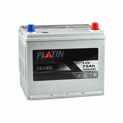 Автомобільний акумулятор PLATIN Silver Asia 75Ah 750A R+ (правий +) SMF 564958891292 фото