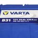 Автомобільний акумулятор VARTA Blue Dynamic Asia 45Ah 330A R+ (правий +) B31 тонка клема 564958891388 фото 6