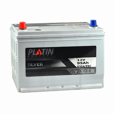 Автомобільний акумулятор PLATIN Silver Asia 95Ah 830A L+ (лівий +) SMF 564958891294 фото