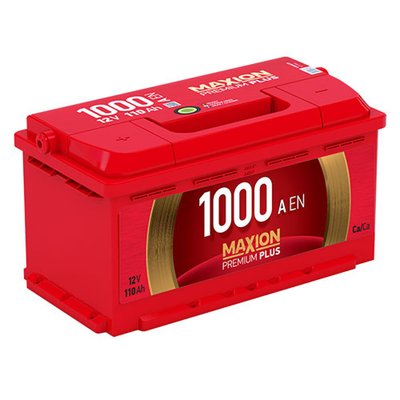 Автомобільний акумулятор MAXION Premium Plus 110Аh 1000A R+ (правий +) 564958887200 фото