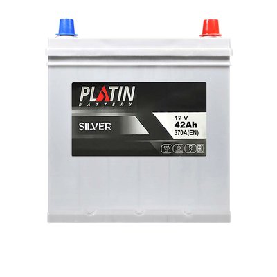 Автомобільний акумулятор PLATIN Silver Asia SMF (NS40) 42Ah 370A R+ 566125885430 фото