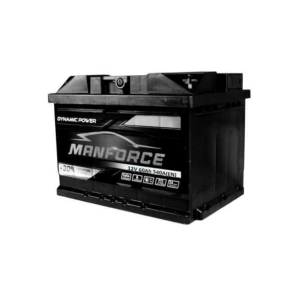 Автомобільний акумулятор MANFORСE 60Ah 540A R+ (правий +) MF L2 564958892384 фото