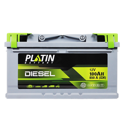 Автомобільний акумулятор PLATIN Silver Diesel 100Ah 850A R+ (правий +) MF LB4 564958893472 фото