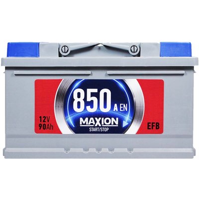 Автомобільний акумулятор MAXION EFB 90Ah 850A R+ (правий +) MF LB4 564958892519 фото