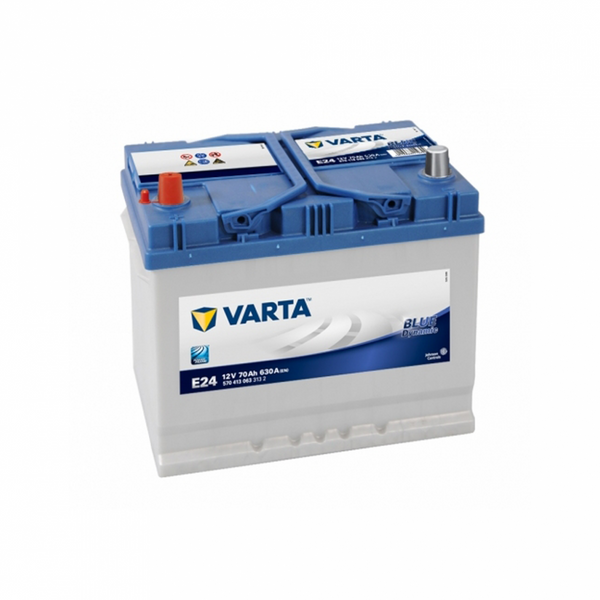 Автомобільний акумулятор VARTA Blue Dynamic Asia 70Ah 630А L+ (лівий +) E24 564958891361 фото