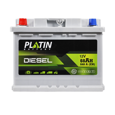 Автомобільний акумулятор PLATIN Silver Diesel 68Ah 640A L+ (лівий +) MF L2 564958893470 фото