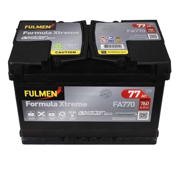 Автомобільний акумулятор FULMEN Formula Xtreme 77Ah 760A R+ (правий +) L3 (FA770) 564958894658 фото