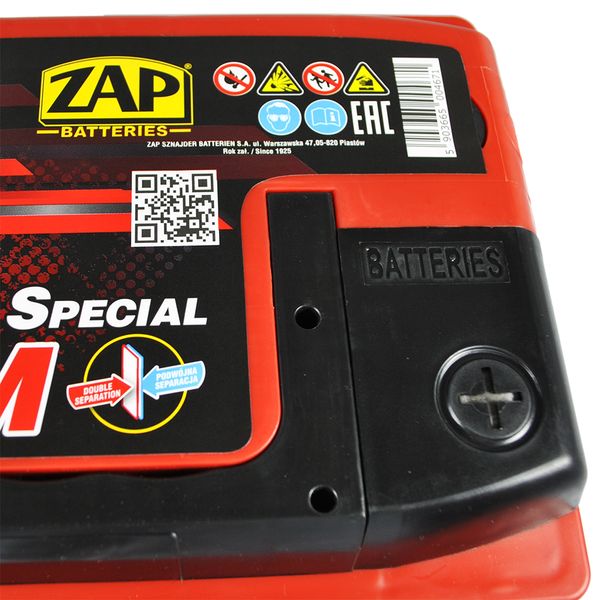 Автомобільний акумулятор ZAP AGM (L3) 70Ah 760A R+ (570 02) 566125885359 фото