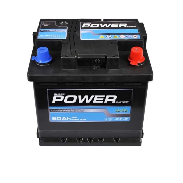 Автомобільний акумулятор POWER Black 50Аh 420A R+ (правий +) L1 MF 564958894528 фото