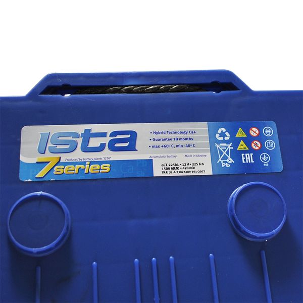 Автомобільний акумулятор ISTA 7 Series (D6) 225Ah 1500A L+ 566125885230 фото