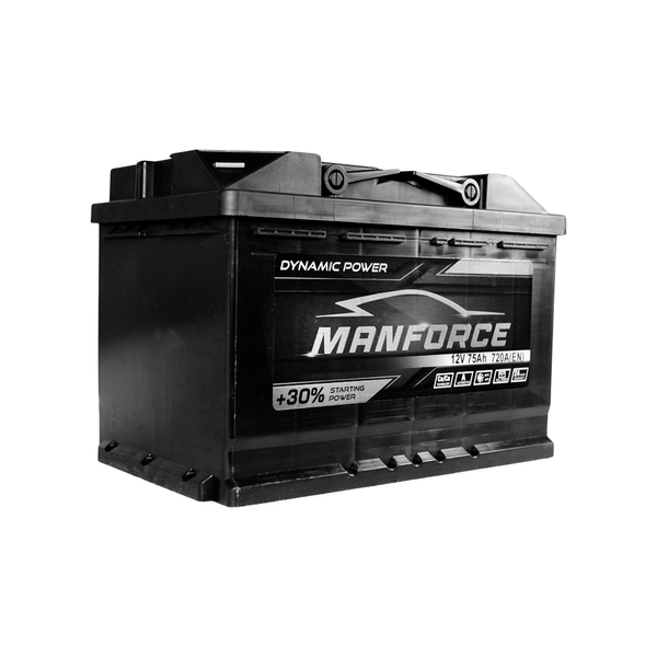 Автомобільний акумулятор MANFORСE 75Ah 720A R+ (правий +) MF L3 564958892351 фото