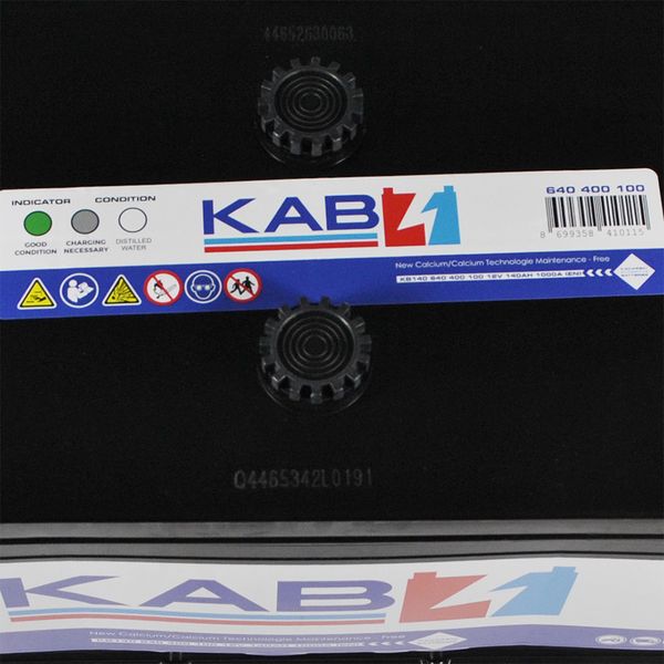 Автомобільний акумулятор KAB Blue MF (D4A) 140Ah 1000A L+ 566125885327 фото