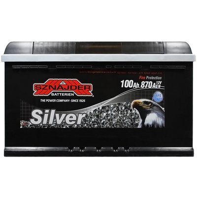 Автомобільний акумулятор SZNAJDER Silver 100Ah 870A R+ (правий +) L5 (600 83) 566125882951 фото