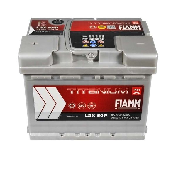 Автомобільний акумулятор FIAMM Titanium Pro 60Аh 540А L+ (лівий +) 564958885816 фото