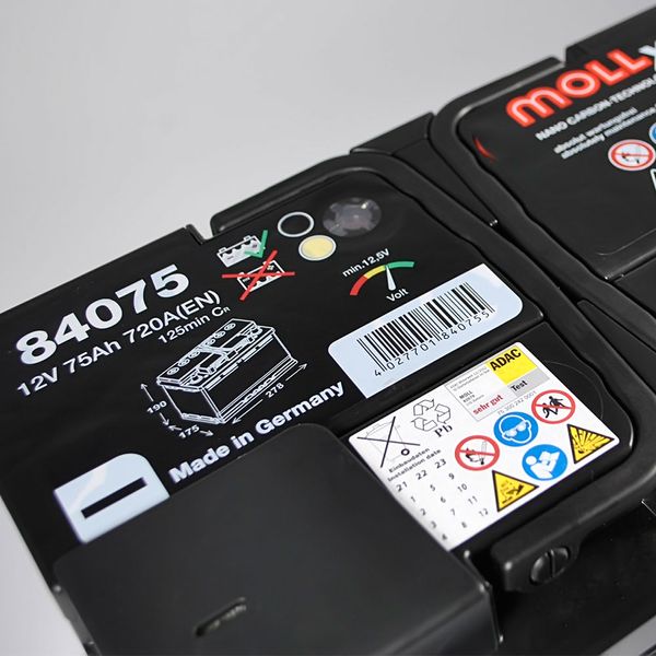 Автомобільний акумулятор MOLL X-Tra Charge (L3) 75Ah 720A R+ (правий +) 566125883020 фото