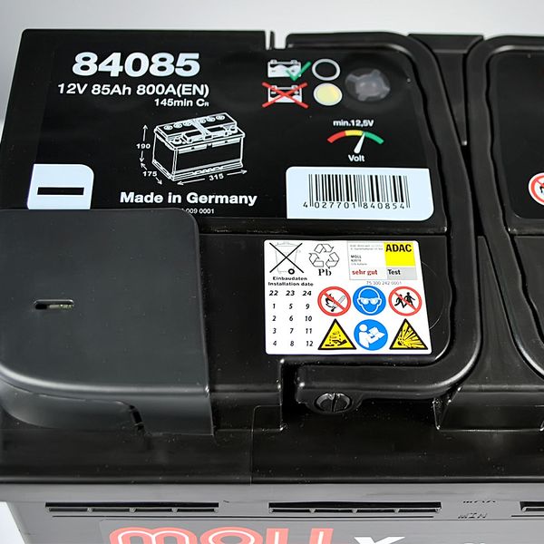 Автомобільний акумулятор MOLL X-Tra Charge (L4) 85Ah 800A R+ (правий +) 566125883021 фото