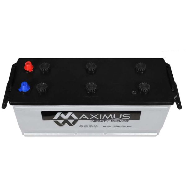Автомобільний акумулятор MAXIMUS 140Ah 1100A L+ (лівий +) MF D4A 564958893537 фото
