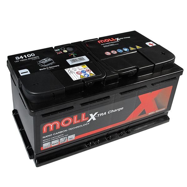 Автомобільний акумулятор MOLL X-Tra Charge (L5) 100Ah 850A R+ (Правий +) 566125883022 фото