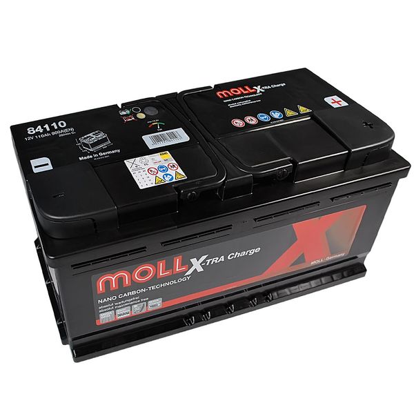 Автомобільний акумулятор MOLL X-Tra Charge (L6) 110Ah 900A R+ (Правий +) 566125883046 фото