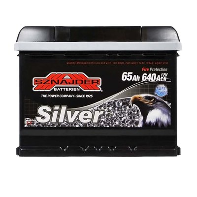 Автомобільний акумулятор SZNAJDER Silver 65Ah 640A R+ (правий +) L2 564958893571 фото