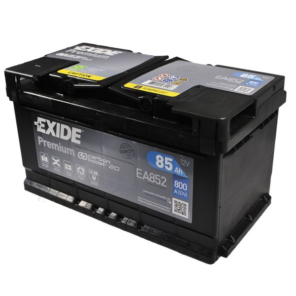 Автомобільний акумулятор EXIDE Premium (EA852) 85Аh 800Ah R+ h=175 566125885193 фото