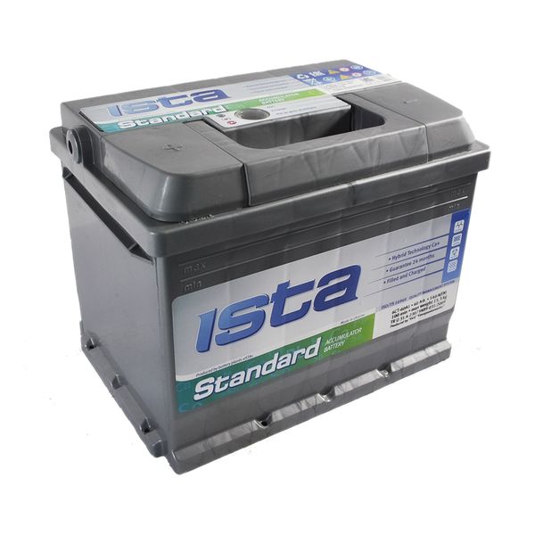 Автомобильный аккумулятор ISTA Standard (L2) 60 Аh 540А L+ 566125885258 фото