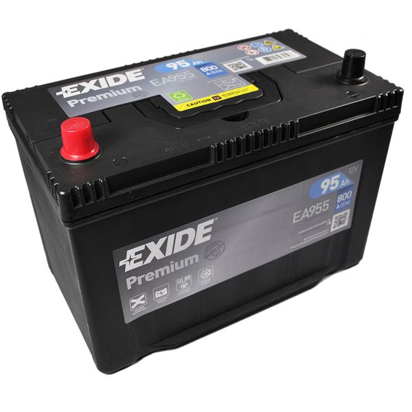 Автомобільний акумулятор EXIDE Premium (EA955) Asia (D31) 95Аh 800Ah L+ 566125885194 фото