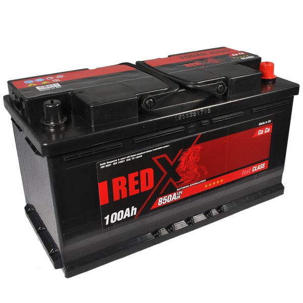 Автомобільний акумулятор RED X (600 80) (L5) 100Ah 850A R+ 566125885261 фото