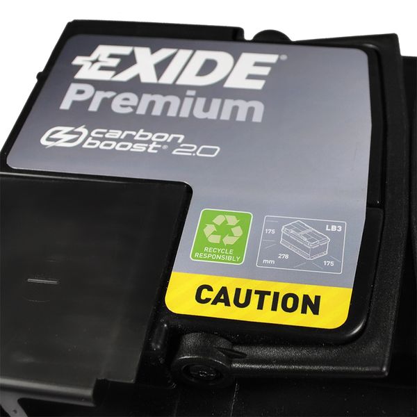 Автомобільний акумулятор EXIDE Premium 72Аh 720Ah R+ (правий +) EA722 564958894727 фото