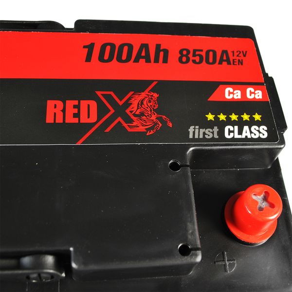 Автомобільний акумулятор RED X (600 80) (L5) 100Ah 850A R+ 566125885261 фото