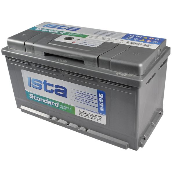 Автомобільний акумулятор ISTA Standard (L5) 100Аh 800А R+ 566125885232 фото