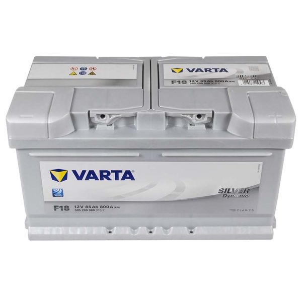 Автомобільний акумулятор VARTA 85Ah 800A R+ (правий +) 585200080 SD (F18) 6CT (h =175) 564958886082 фото