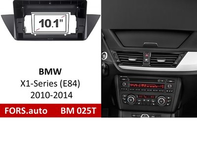 Переходная рамка FORS.auto BM 023N для BMW 3 Series (E46) (9 inch, black) 1998-2005 11712 фото