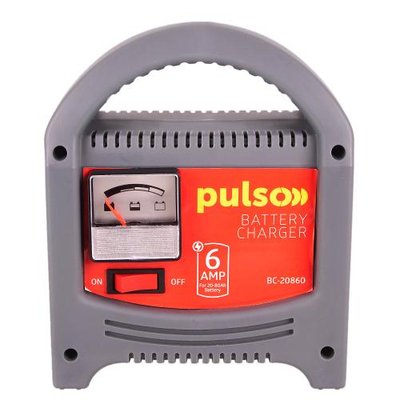Зарядний пристрій PULSO BC-20860 12V/6A/20-80AHR/стрілковий індикатор 50165 фото