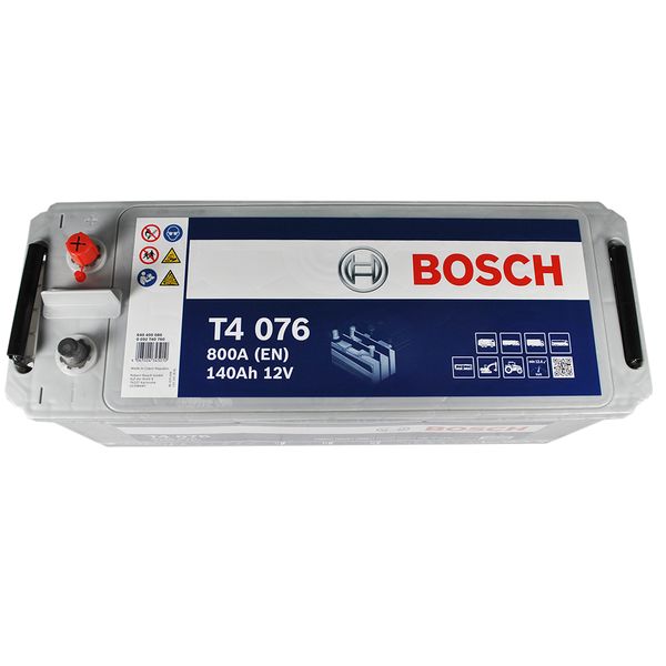 Автомобильный аккумулятор BOSCH (T40 760) (D4) 140Ah 800A L+ 566125885357 фото