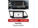 Переходная рамка FORS.auto HY 121N для Hyundai Elantra (9 inch, LHD, black) 2018+ 11843 фото 1